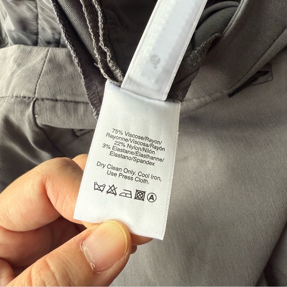 NWT DKNY Slim Stretch Mid Rise Skinny Fit Ankle  Charcoal Pant - Picture 11 of 13